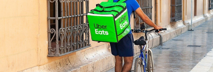 livreur chez Uber Eats